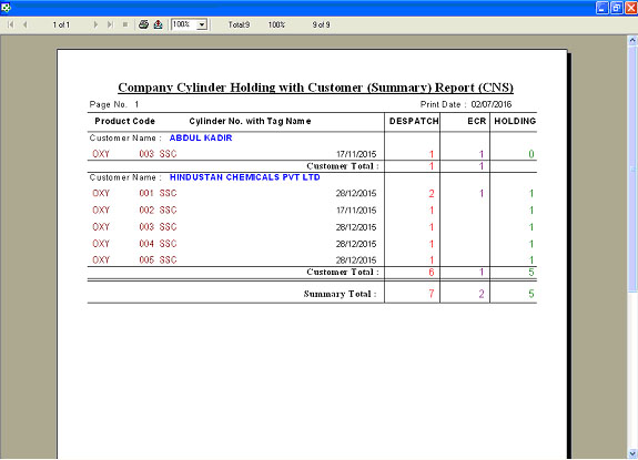 cylinder tracking
